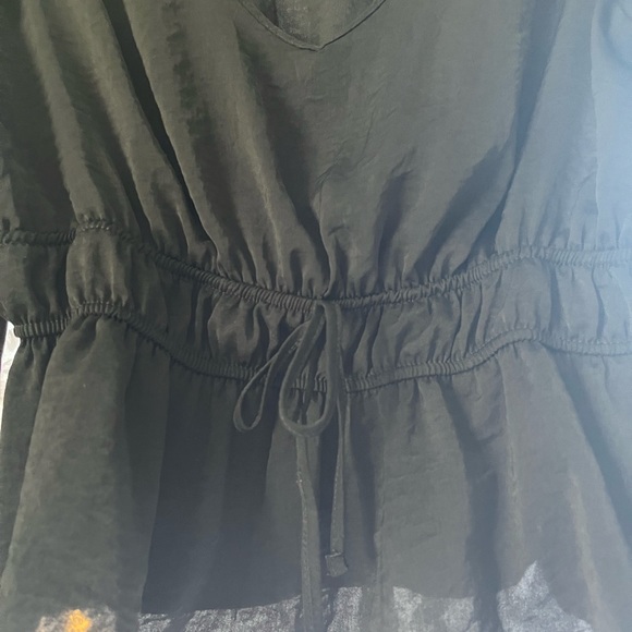 So Black satin blouse - Picture 3 of 7